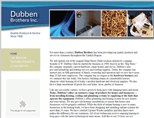 Tablet Screenshot of dubbenbrothers.com